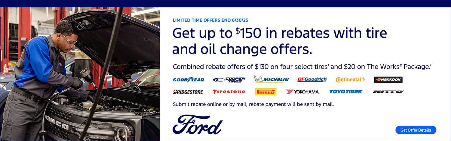 Up To $150 in Rebates
